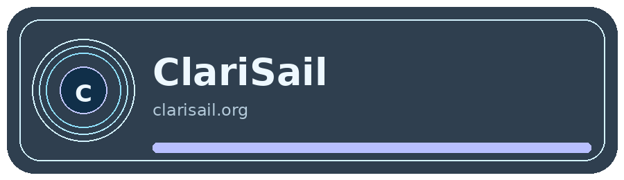 ClariSail logo badge