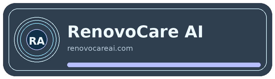 RenovoCare AI logo badge